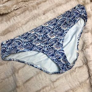 Victoria’s Secret Swim Bottom: Blue Paisley